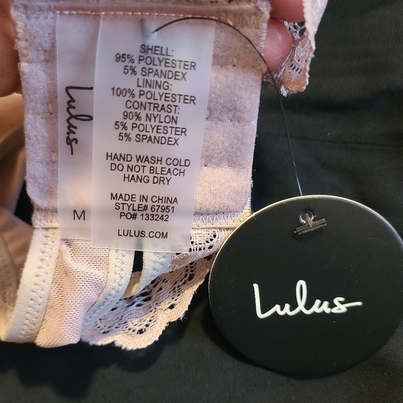 Lulu's Riawna Dusty Pink Sheer Lace Bralette - Picture 8 of 10